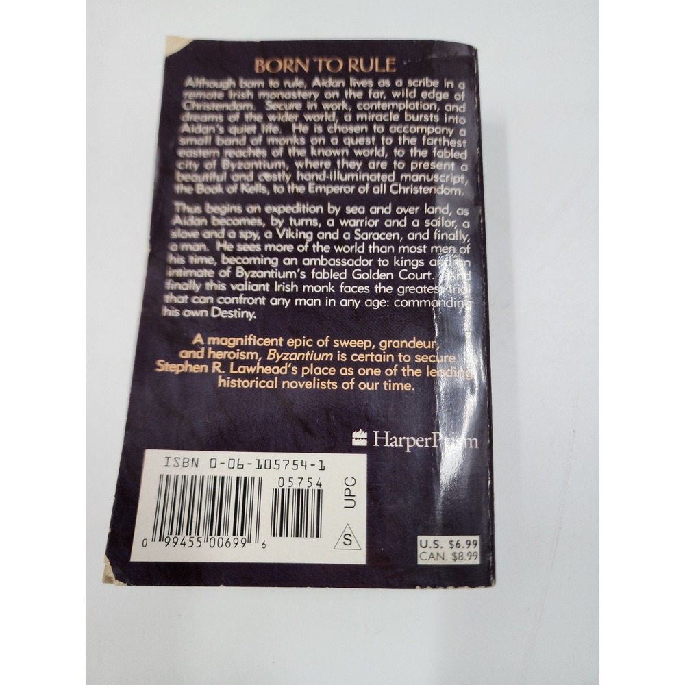 Byzantium by Stephen R. Lawhead Mass Market Paperback Historical Fiction 1997 - Picture 6 of 8